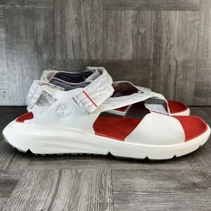 Timberland Garrison Trail Mens Sandals White Red Grey TB0A6DPPETZ Size 10